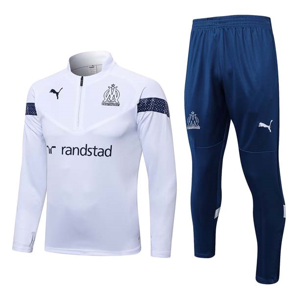 Sudadera De Training Marsella 2023/2024 Blanco